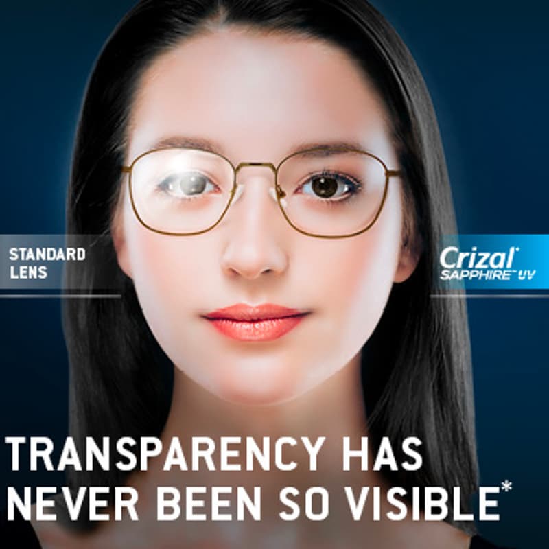 ESSILOR 1.50 CRIZAL SAPPHIRE ΟΦΘΑΛΜΙΚΟΣ ΦΑΚΟΣ ΜΟΝΗΣ ΟΡΑΣΗΣ