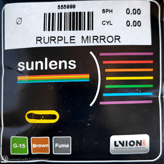 SUNLENS PURPLE MIRROR