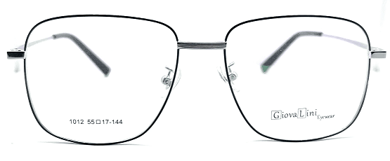 GiovaLini 1012 METAL SERIES COL. 3 BLACK/SILVER 55-17-144