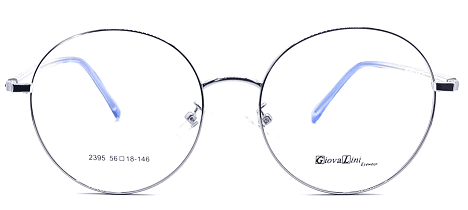 GiovaLini 2395 METAL SERIES COL. 5 SILVER/LIGHT BLUE 56-18-146