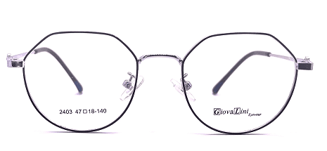 GiovaLini 2403 METAL SERIES COL. 3 BLACK/SILVER 47-18-140
