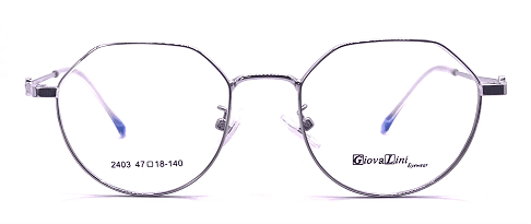 GiovaLini 2403 METAL SERIES COL. 5 SILVER/LIGHT BLUE 47-18-140