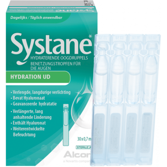 SYSTANE HYDRATION UD 30 ΑΜΠΟΥΛΕΣ 0,7 ml ΟΦΘΑΛΜΙΚΕΣ ΣΤΑΓΟΝΕΣ