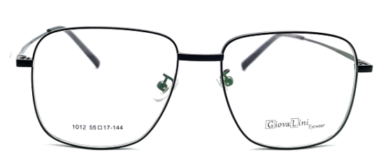 GiovaLini 1012 METAL SERIES COL. 1 BLACK 55-17-144