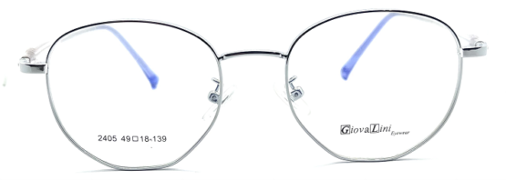 GiovaLini 2405 METAL SERIES COL. 5 SILVER/LIGHT BLUE 49-18-139