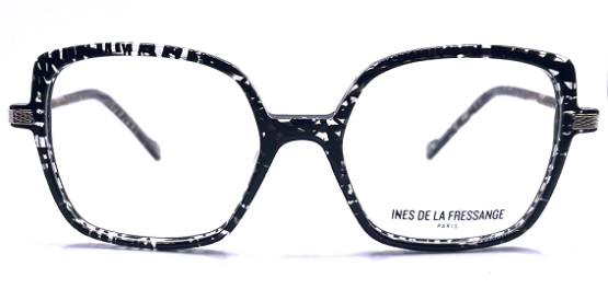 INES DE LA FRENSSANGE PARIS SUZIE COL. C2 NOIR TEXTURE/ OR 50-17-143