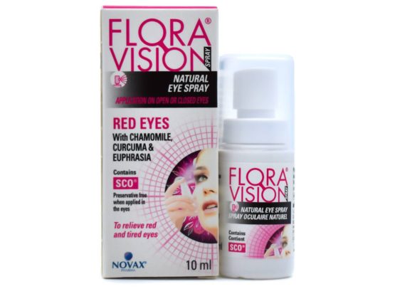 FLORA VISION NATURAL EYE SPRAY ΓΙΑ ΚΟΚΚΙΝΑ ΜΑΤΙΑ (RED) 10ML